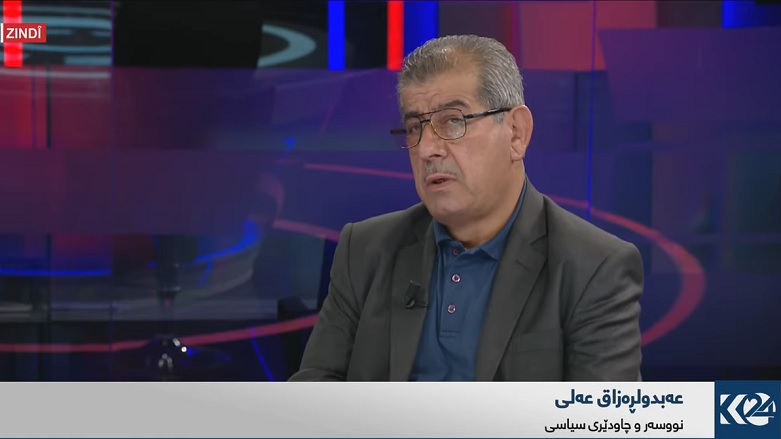 عه‌بدولڕه‌زاق عه‌لی: ناوبردنی كه‌سانی وه‌ك شاسوار به‌ سیاسی سووكایه‌تیكردنه‌ به‌ سیاسه‌ت